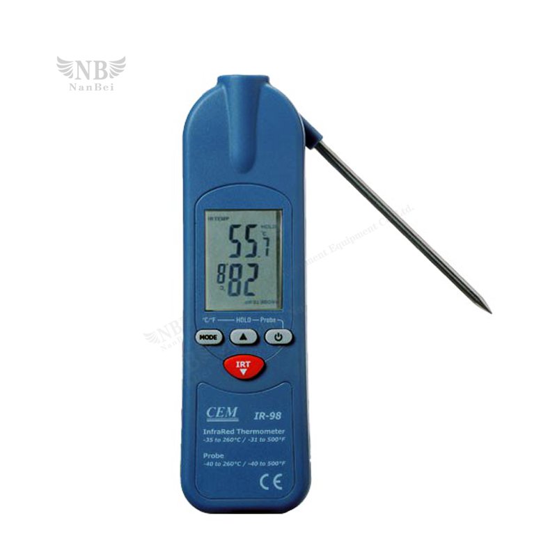 ИК-термометр 3 в 1 с термисторным зондом и зажимом