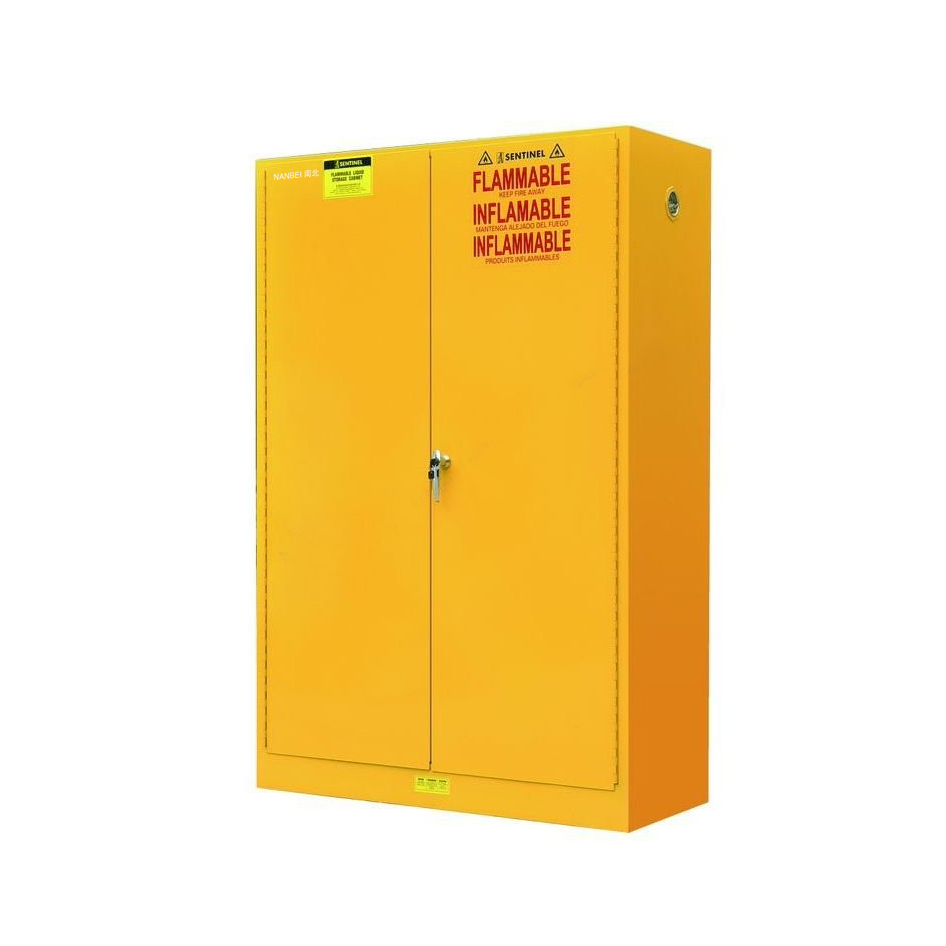 Шкафы промышленной безопасности для легковоспламеняющихся материалов (желтые)